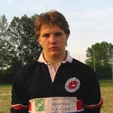 Binello Giovanni, nazionale dell'Astirugby